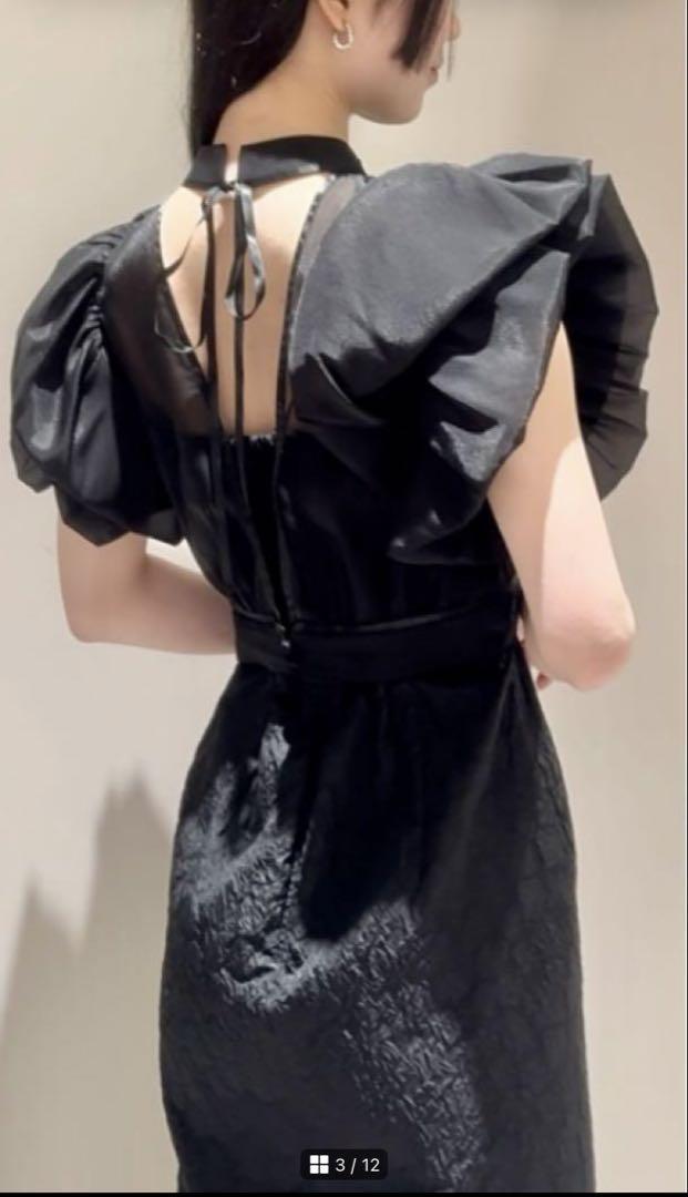 美品】SNIDEL ボレロセットジャガードドレス ブラック 0 - メルカリ