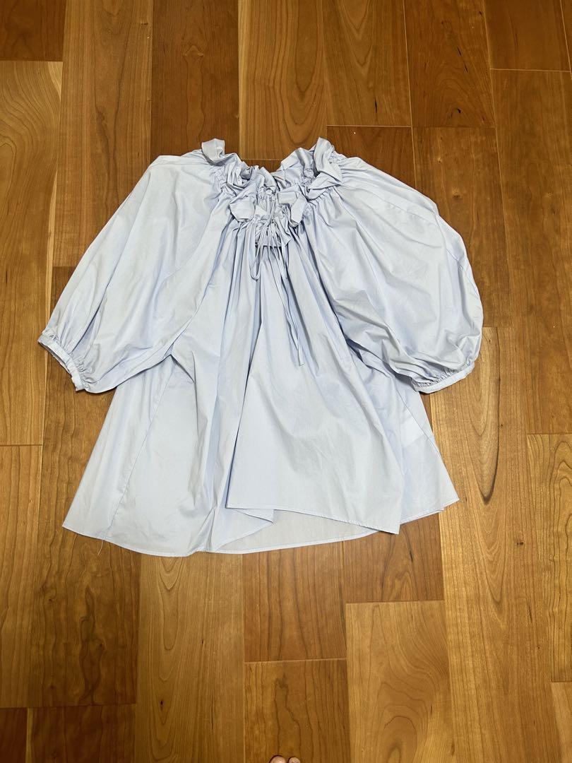 CLANE（クラネ）の「2WAY PUFF NECK TOPS（Tシャツ/カットソー