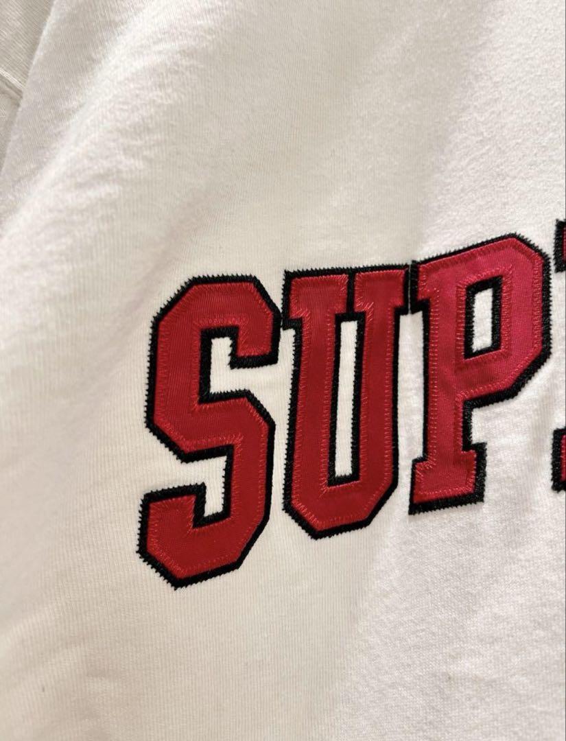 【完売品】Supreme 刺繍 アーチロゴ オーバーサイズ ホッケー パーカー