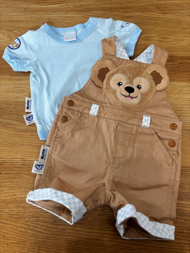 Disney - 新品 ダッフィー ロンパース カバーオール サロペット