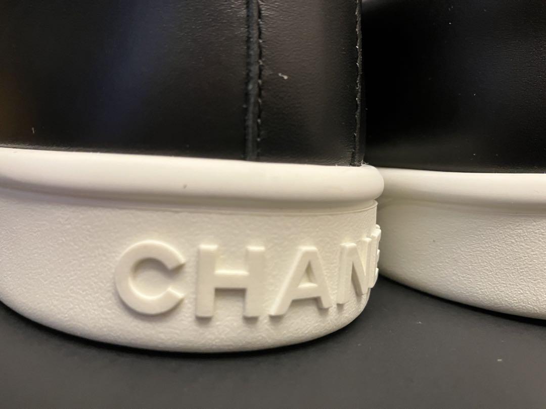 Chanel スニーカー 42 (27)ブラックホワイト　メンズ