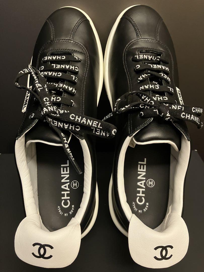 Chanel スニーカー 42 (27)ブラックホワイト　メンズ