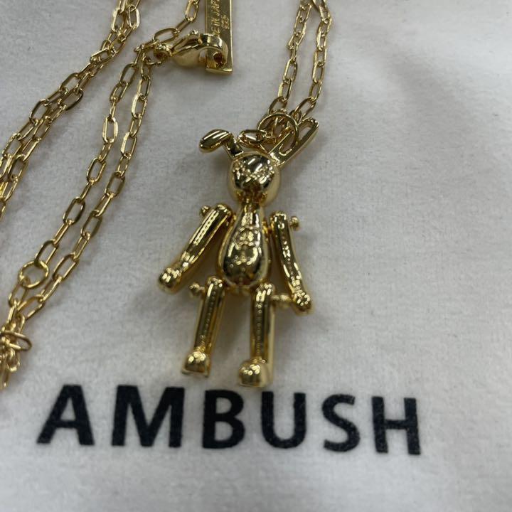 うさぎのネ アンブッシュ ウサギ ゴールド カラー YxyTF-m87523629444 ambush ネックレス ブランド