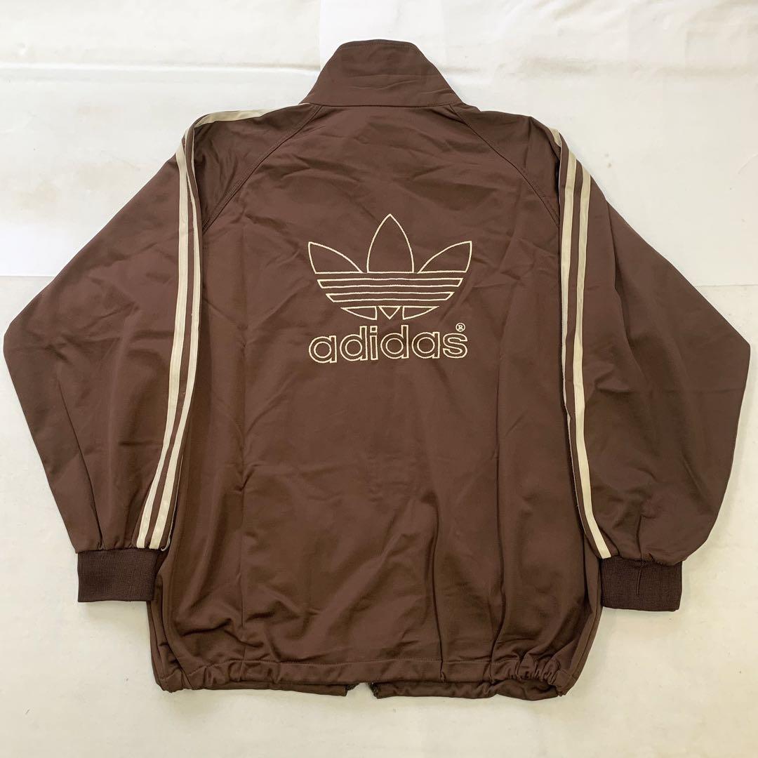 90s アディダス トラックジャケット ブラウン ベージュ 在原みゆ紀