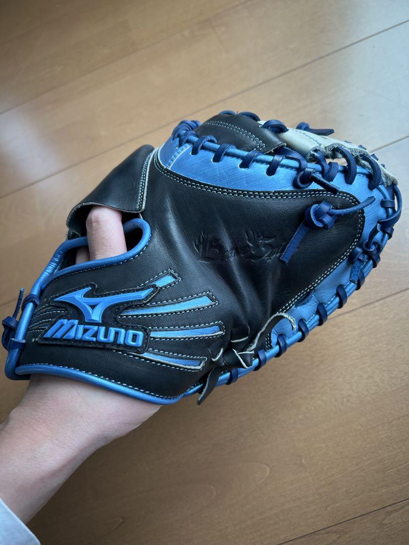 Mizuno キャッチャーミット ブラック/ブルー