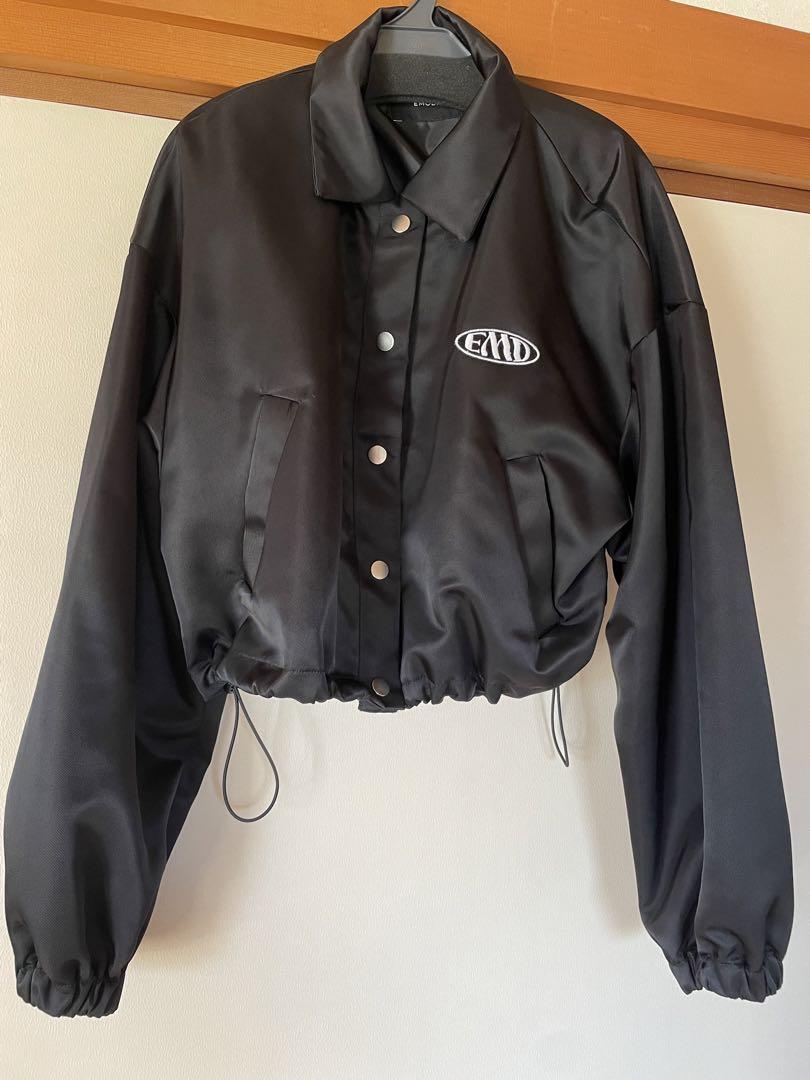 EMODAナイロンショートブルゾン EMODA（エモダ）の「ナイロンショートブルゾン（ブルゾン）」 - WEAR