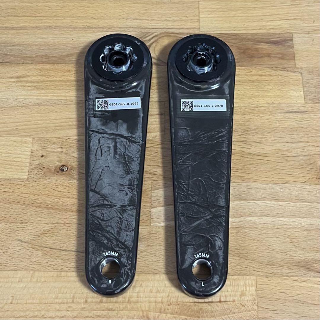 RIRO カーボンクランク 165mm 40tナローワイドチェーンリング付き