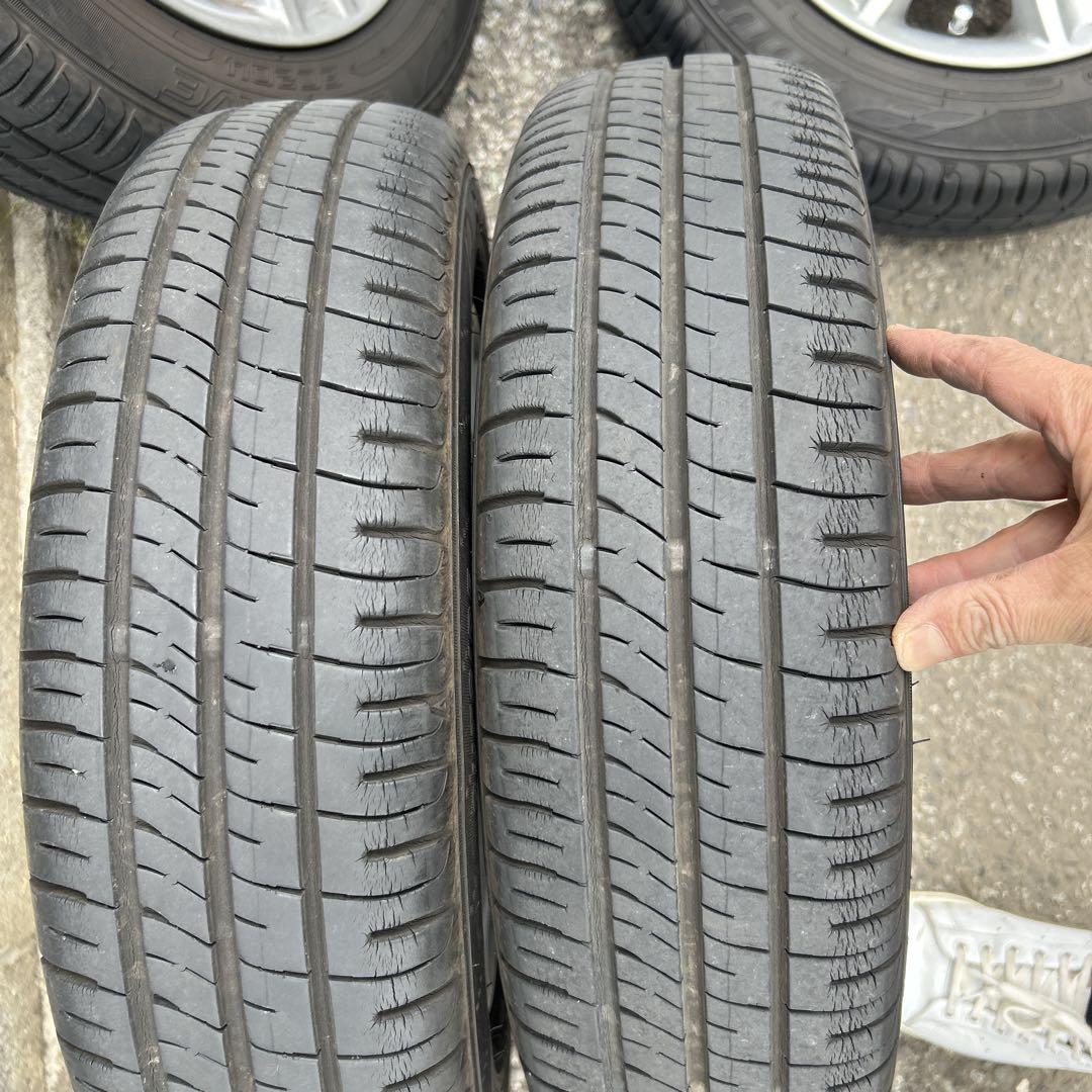 155/65R13 アルミホイールとタイヤ②２本分