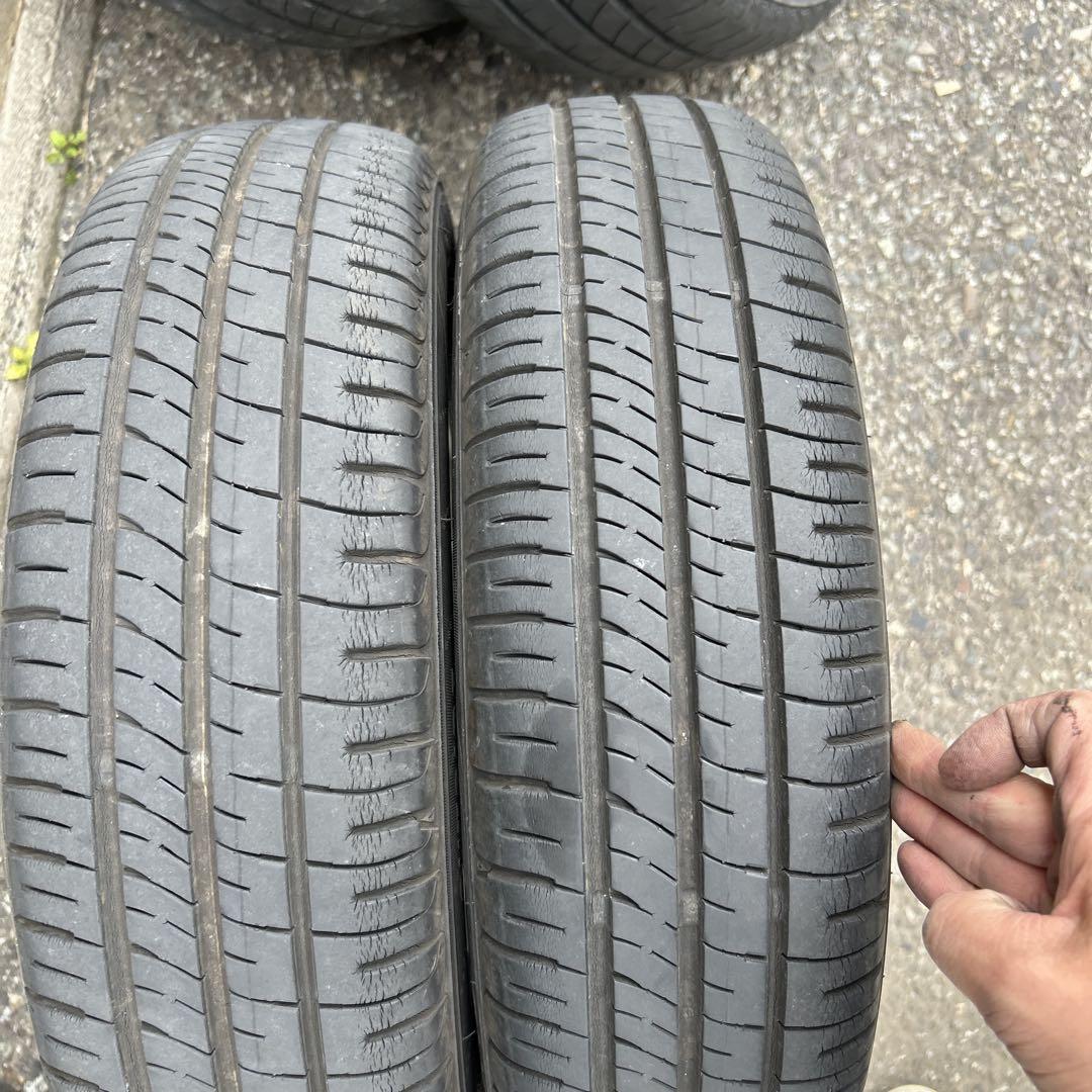 155/65R13 アルミホイールとタイヤ②２本分