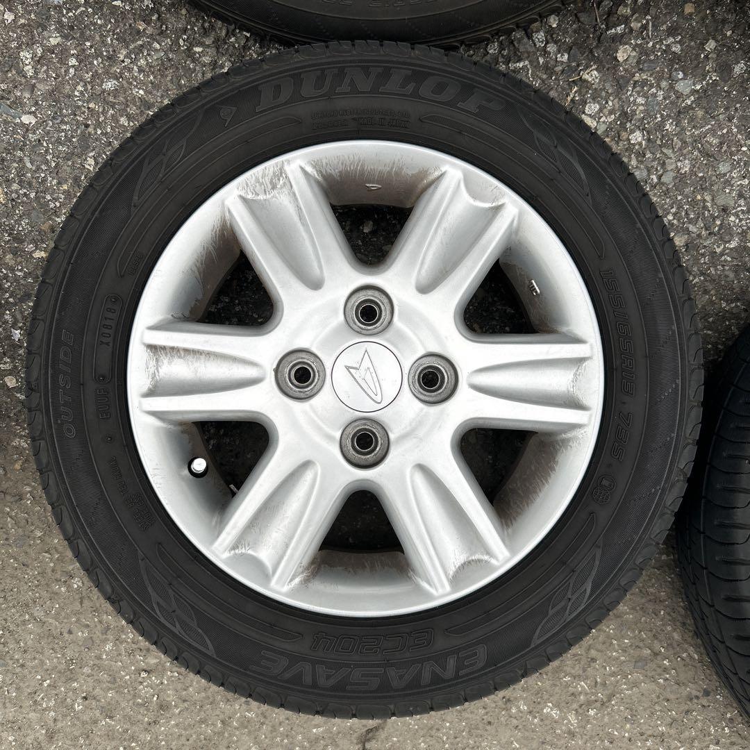 155/65R13 アルミホイールとタイヤ②２本分