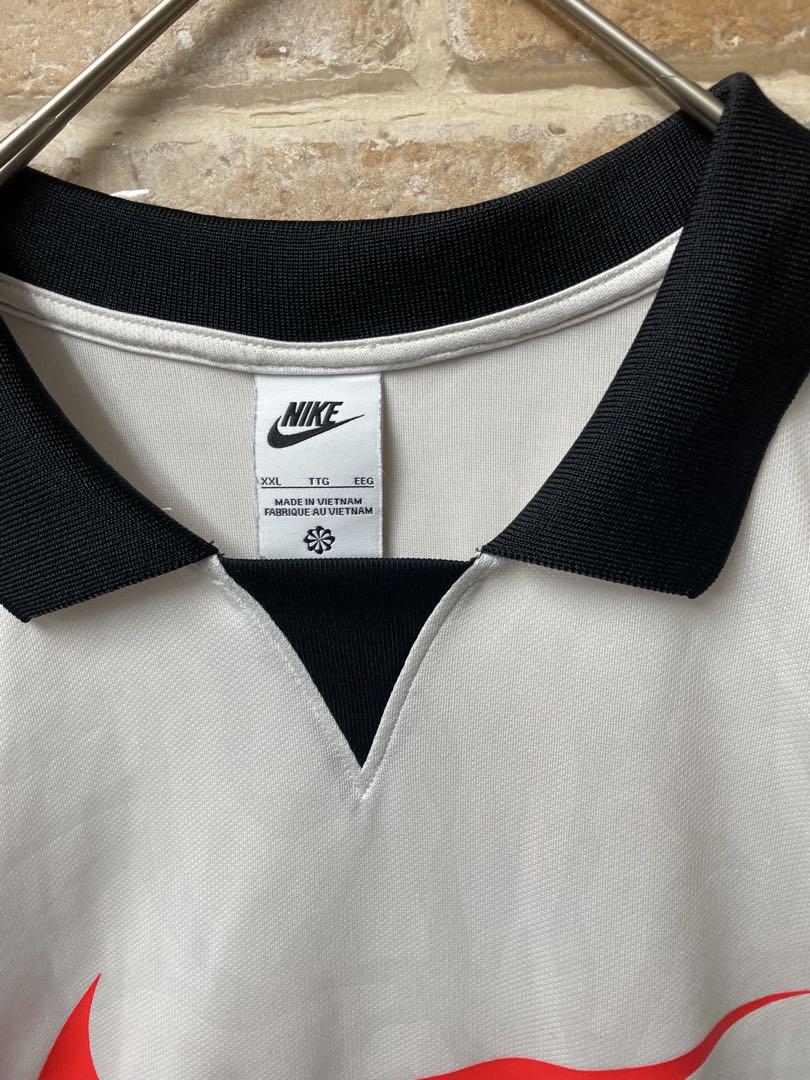 NIKE ナイキ　ロンT サッカーシャツ　ユニフォーム　オーバーサイズ　白