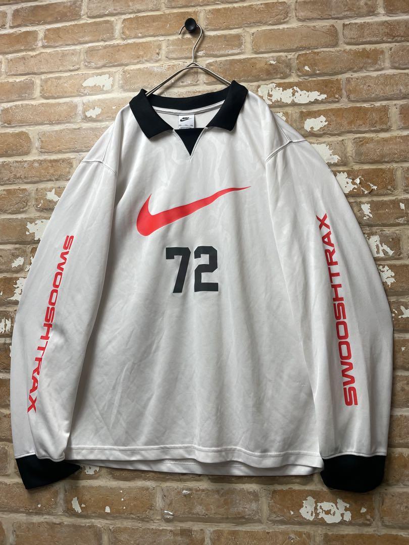 NIKE ナイキ　ロンT サッカーシャツ　ユニフォーム　オーバーサイズ　白