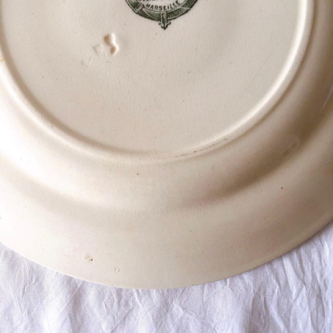 グランデポ エミールブルジョワ ディナープレート A フランスアンティーク食器 グランデポ エミールブルジョワ ディナープレート A フランスアンティーク食器