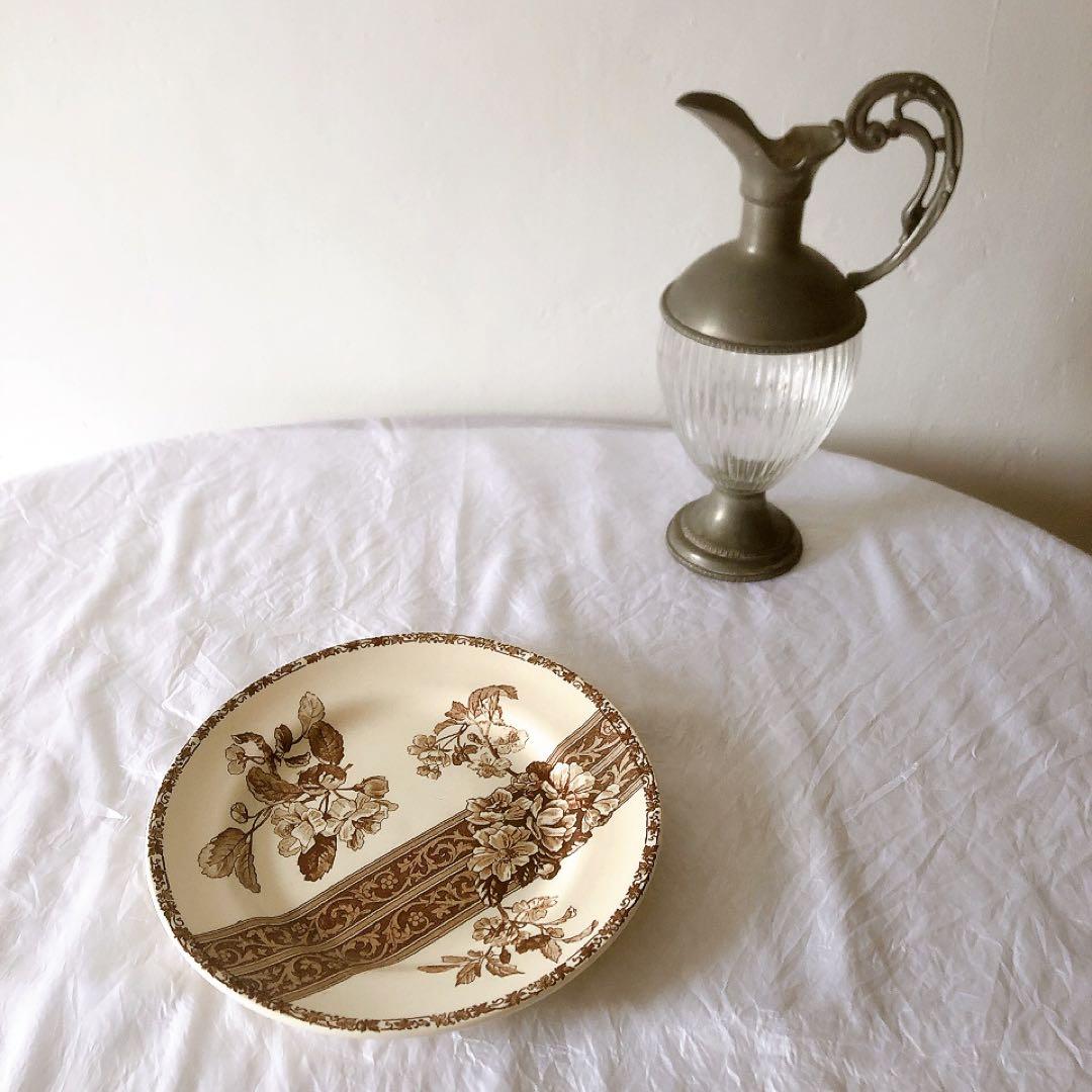 グランデポ エミールブルジョワ ディナープレート A フランスアンティーク食器 グランデポ エミールブルジョワ ディナープレート A フランスアンティーク食器