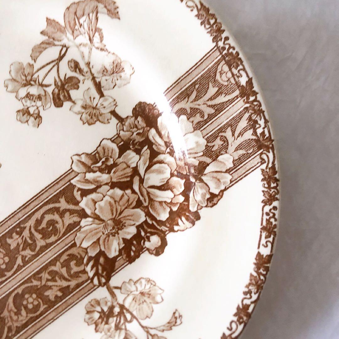 グランデポ エミールブルジョワ ディナープレート A フランスアンティーク食器 グランデポ エミールブルジョワ ディナープレート A フランスアンティーク食器