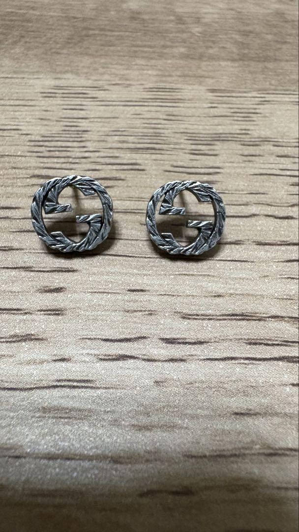 【最終値下げ】GUCCI グッチ インターロッキングG シルバー ピアス