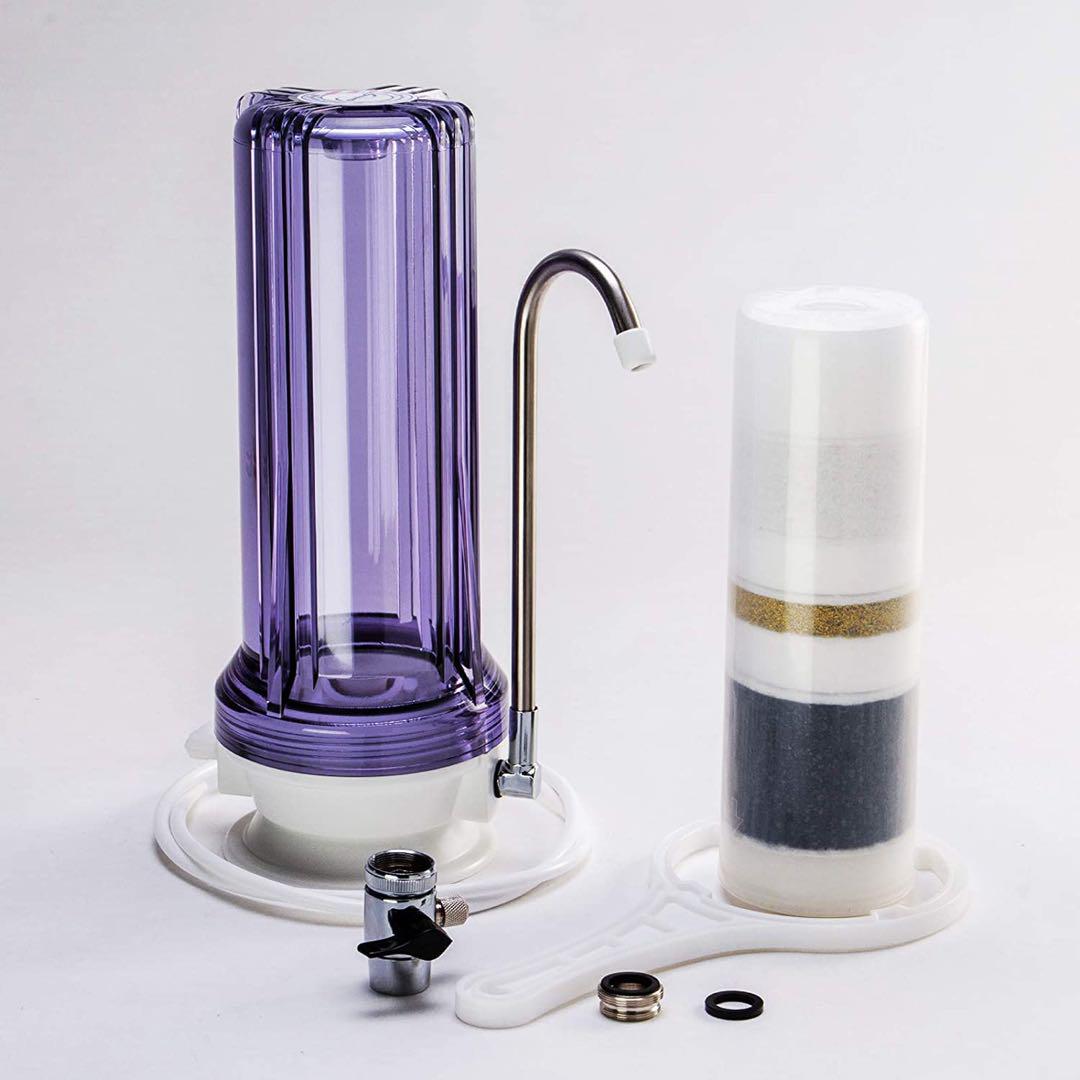 iSpring CT10-CL 置き型浄水器 キッチンの蛇口と一体化 蛇口直結