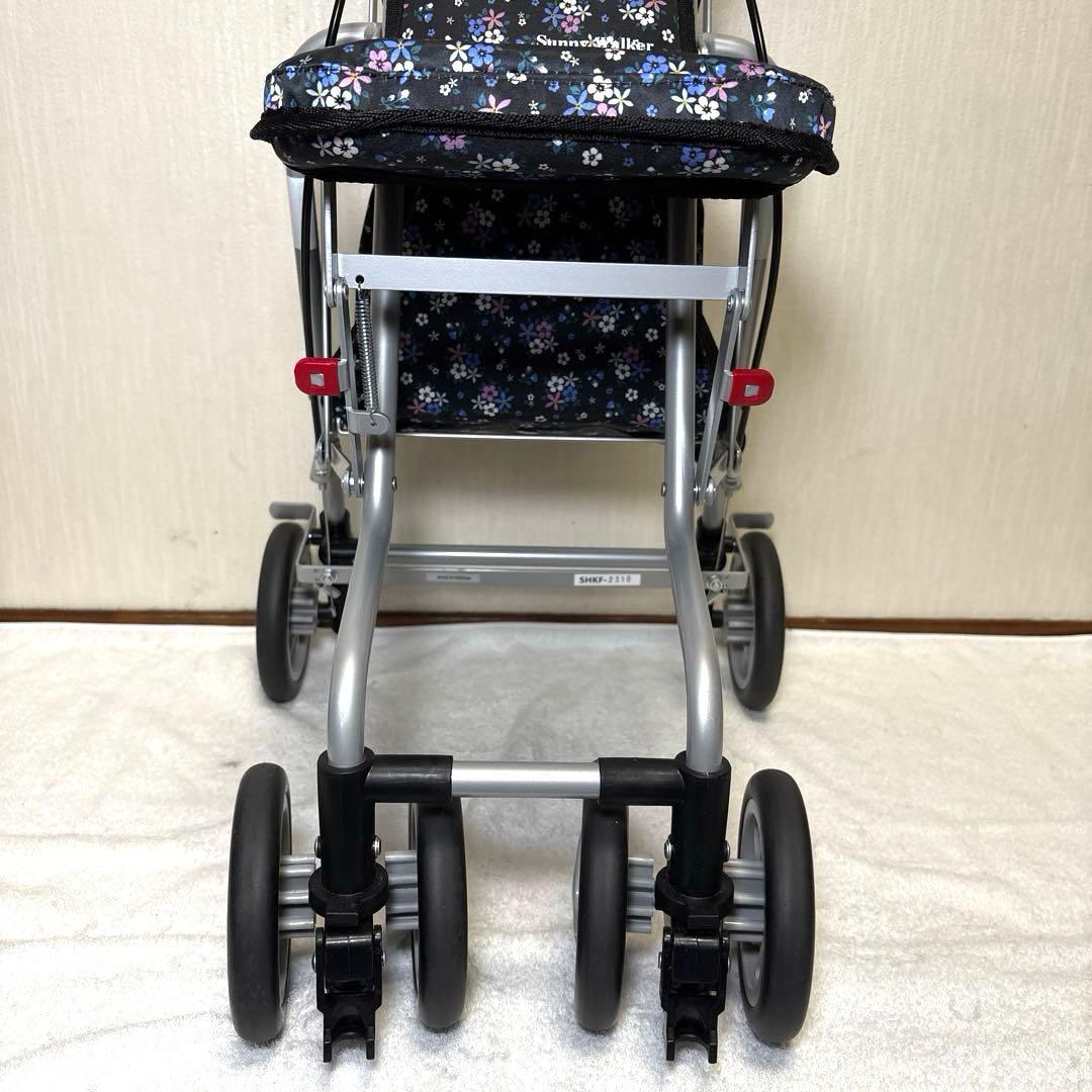 超美品 シルバーカー サニーウォーカー 島製作所 AW-RB 超美品 シルバーカー サニーウォーカー 島製作所 AW-RB