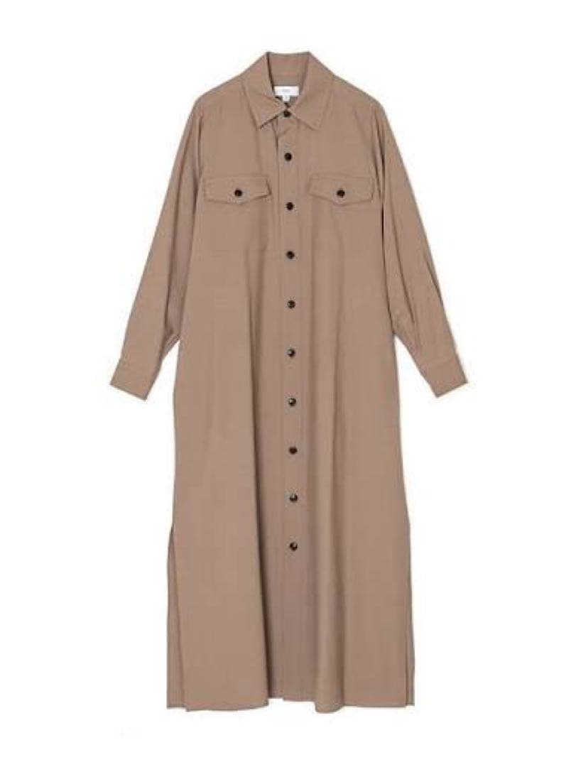 HYKE トロピカルシャツドレス サイズ1S HYKE