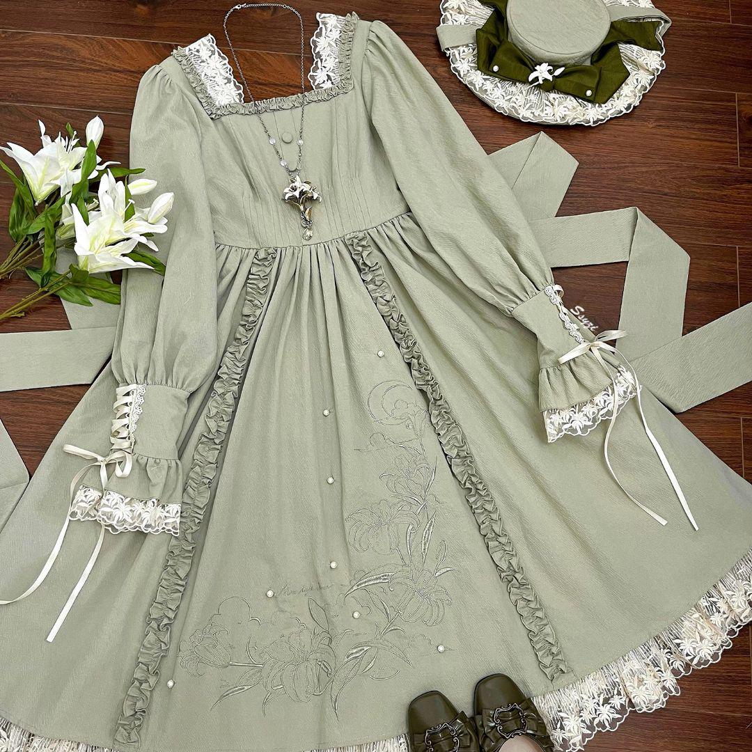 LO520 lolita オリジナル 洋服 ロリータ ワンピース 栀】LO520 lolita オリジナル 洋服 ロリータ ワンピース 同人