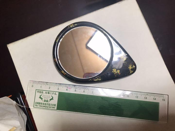 漆塗り小物入れ マッチラベル使用 正方形