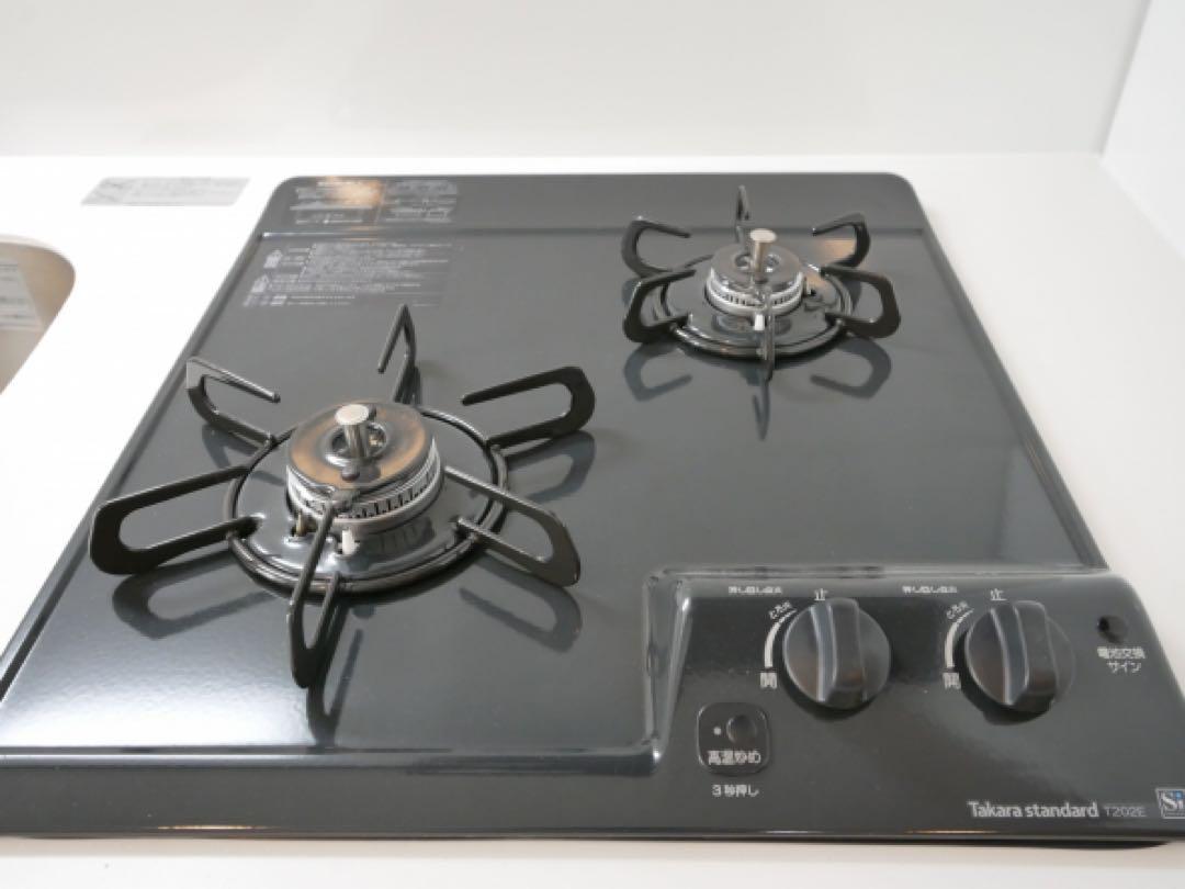 ビルトインコンロ　2口　T202ET ビルトインコンロ 2口 T202ET - 調理器具快適