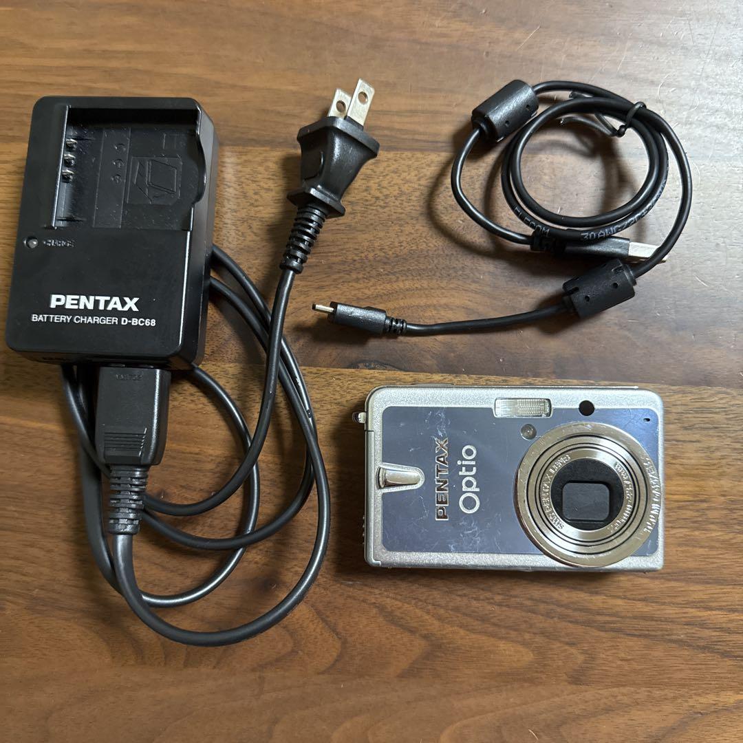 PENTAX Optio デジタルカメラ 本体と充電器