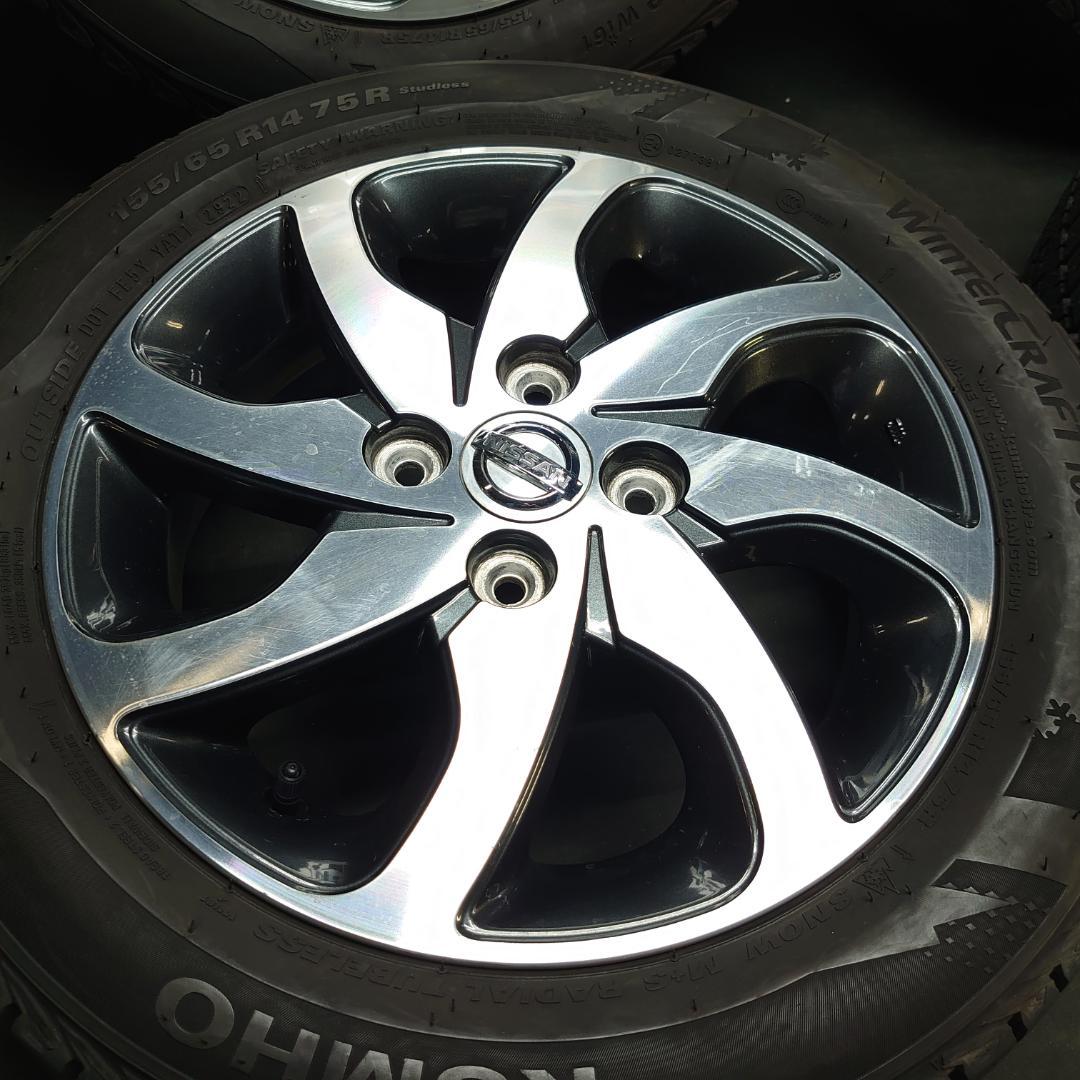 ニッサン スズキ 純正 155/65R14 ワゴンR モコ ラパン