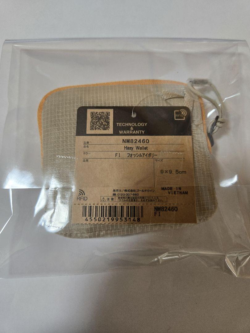 ノースフェイス　ヘイジーワレット　NM82460  フォッシルアイボリー　新品