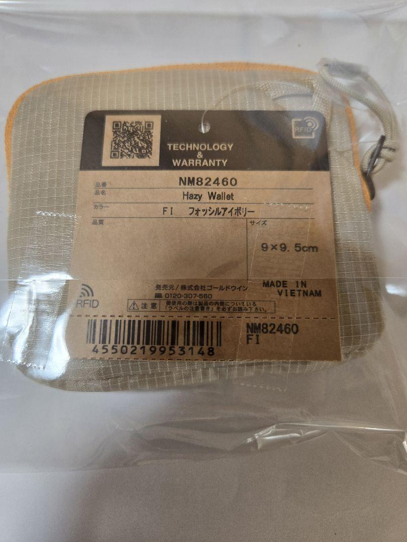 ノースフェイス　ヘイジーワレット　NM82460  フォッシルアイボリー　新品
