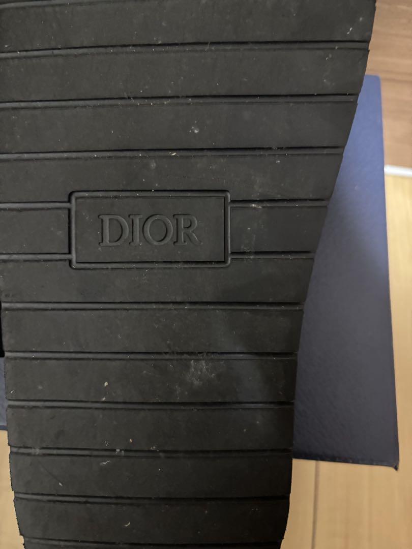 通販 クリスマスセール2025: 特集 DIOR ストラップサンダル ネイビー・ホワイト 靴