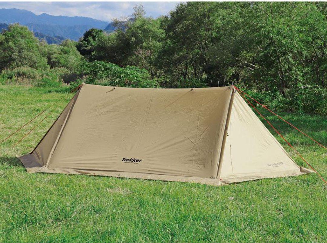 【CAPTAIN STAG】Trekker ソロベースUV カーキ 新品未使用