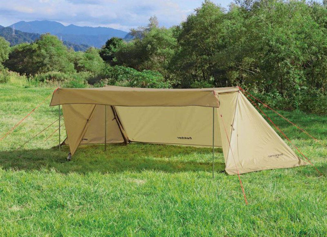 【CAPTAIN STAG】Trekker ソロベースUV カーキ 新品未使用