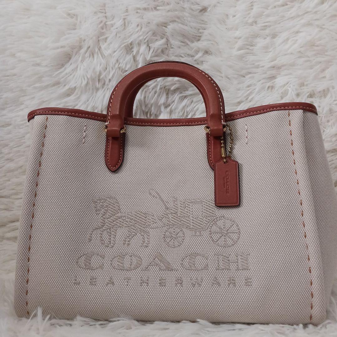 COACH リース トート 28 2way ショルダー ハンドバッグ CJ811