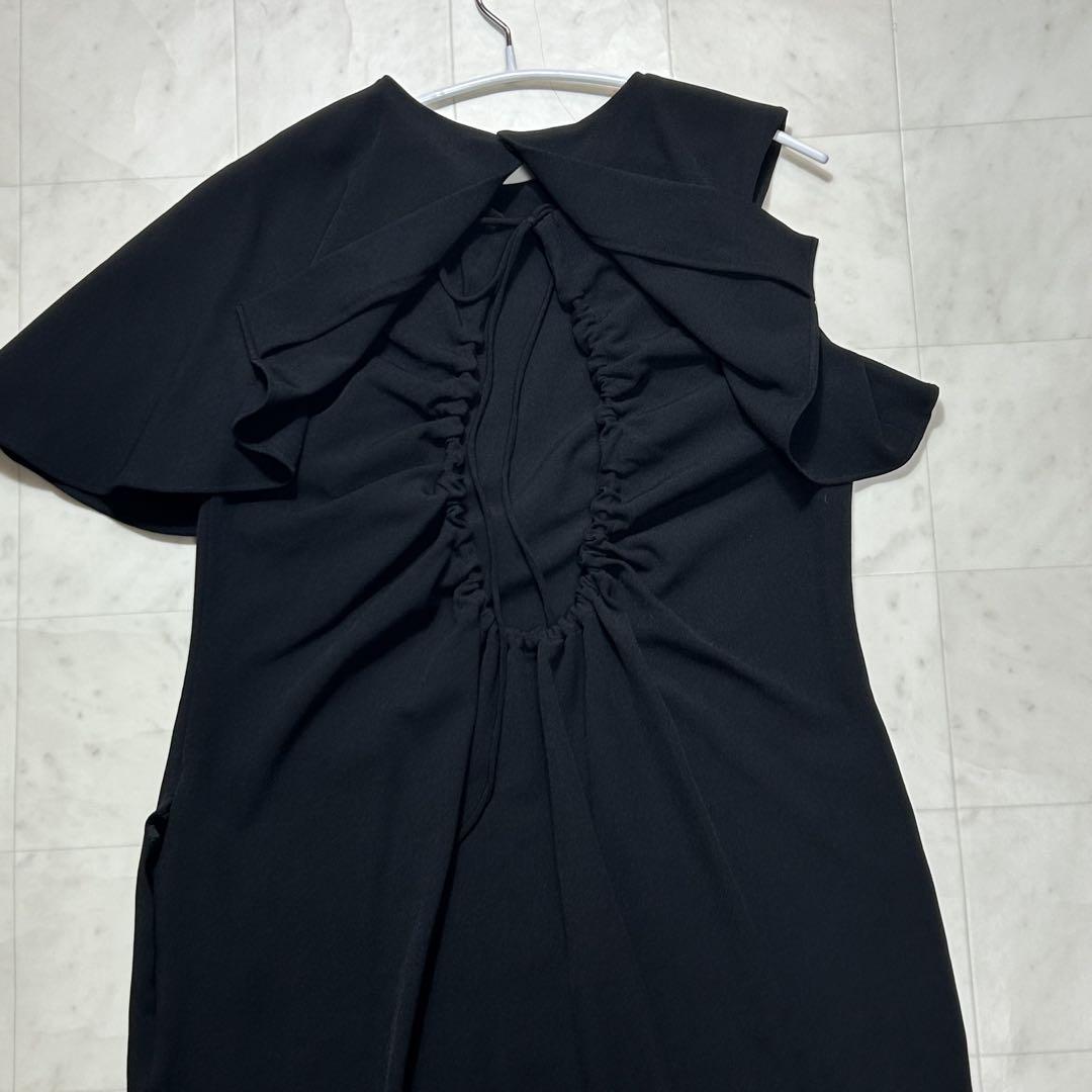 新品未使用✨louren asymmetry cape pencil dress
