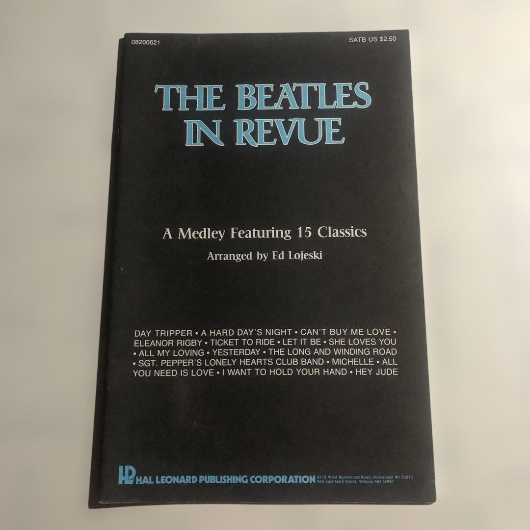 楽譜(英語) THE BEATLES IN REVUE - メルカリ