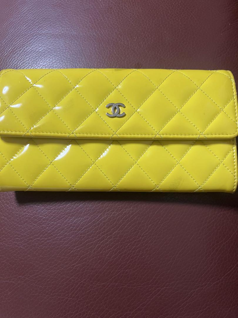CHANEL エナメル 長財布 - メルカリ