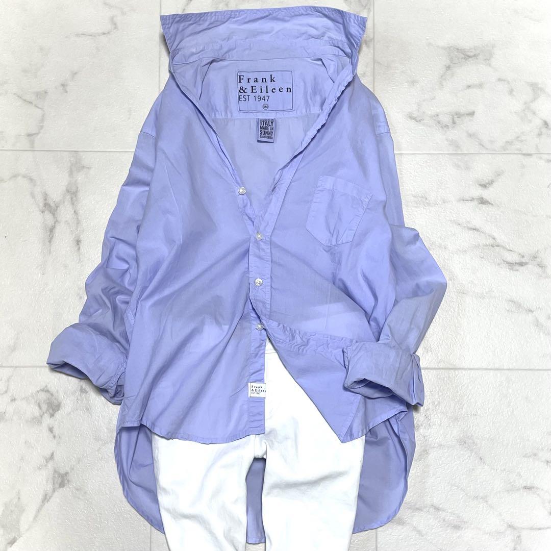 極美品　フランクアンドアイリーン　コットン　Eileen ラベンダー XXS