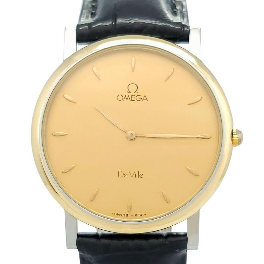 ✨美品✨OMEGA オメガ DE VILLE クォーツ ラウンド メンズ 腕時計 ✨美品✨OMEGA オメガ DE VILLE クォーツ ラウンド メンズ 腕時計