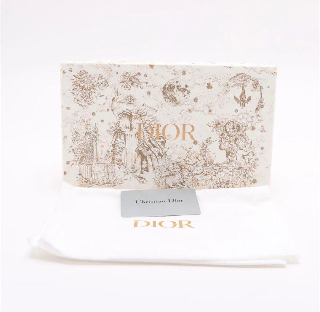 極美品✨Dior カナージュ フォンホルダー ラムスキン ブラック 2way