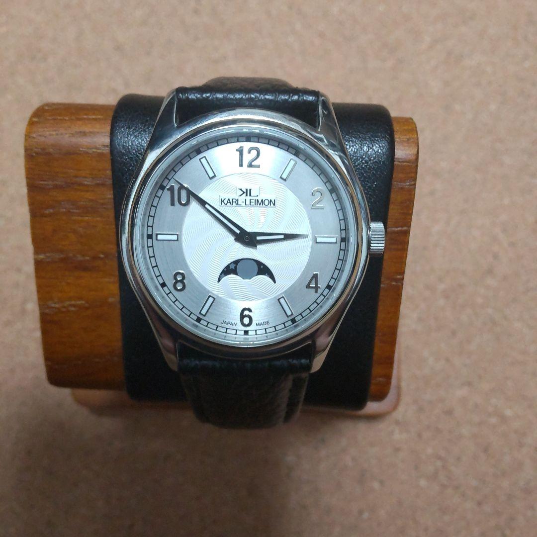 【美品】KARL-LEIMON クラシック シンプリシティ ムーンフェイズ