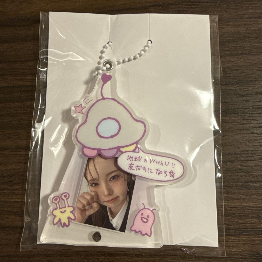 NiziU アヤカ D賞 ミニフォト付き アクリルスライドキーホルダー