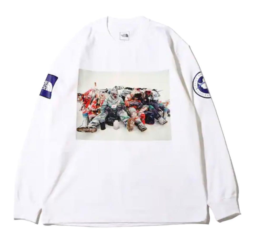 【120】THE NORTH FACE ロンT NT82230 白 M