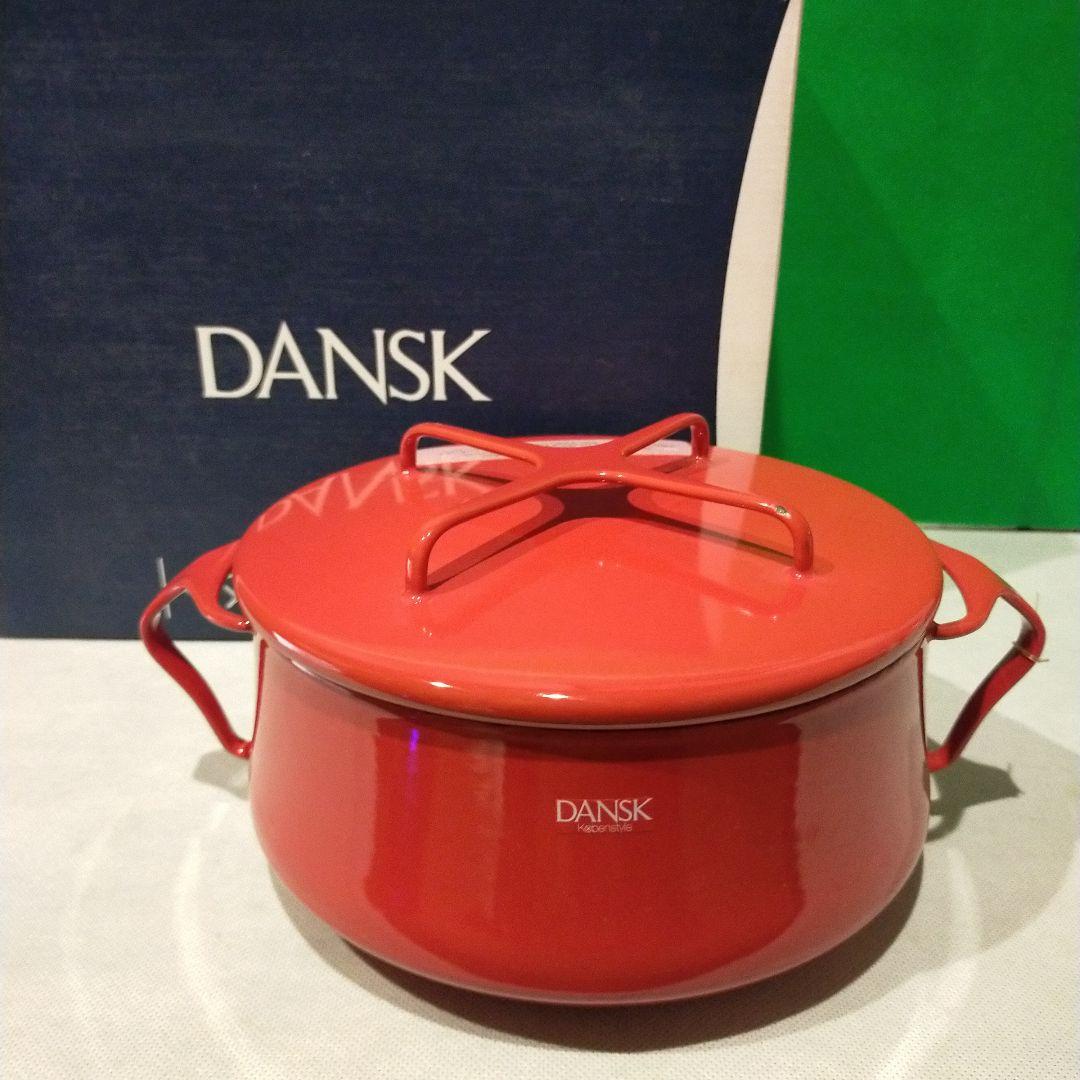 【新品】ダンスク DANSK コベンスタイル 両手鍋 18cm チリレッド