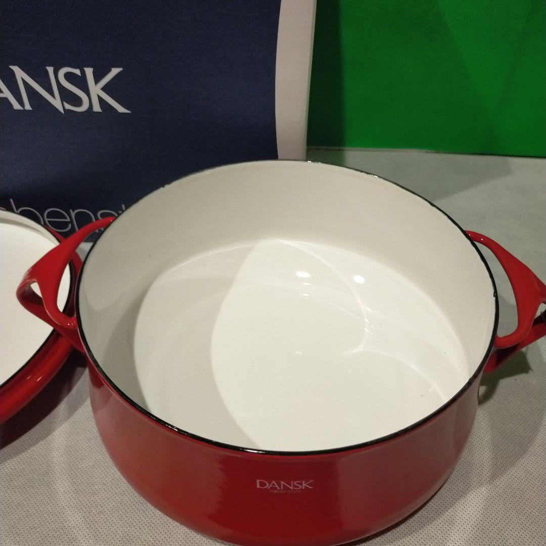【新品】ダンスク DANSK コベンスタイル 両手鍋 18cm チリレッド
