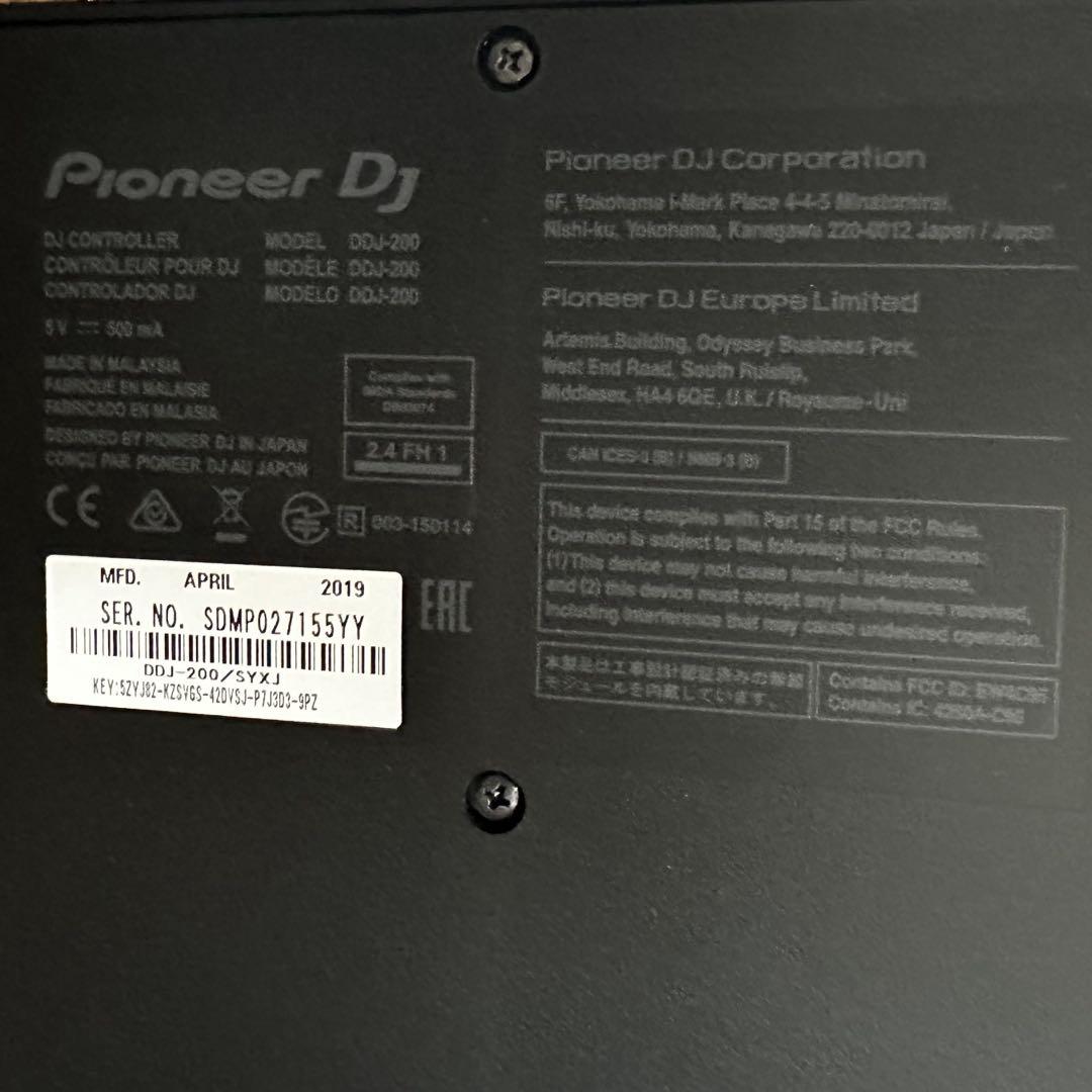 Pioneer DDJ-200 DJ コントローラー パイオニア