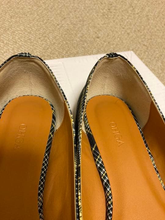 ohga オーガ チェックビジューパンプス 38 | costaveras.com.br