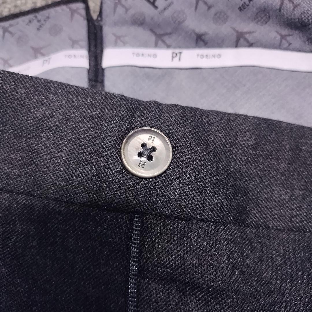 PT TORINO/ピーティートリノ　ウォッシャブルウールフラノパンツ