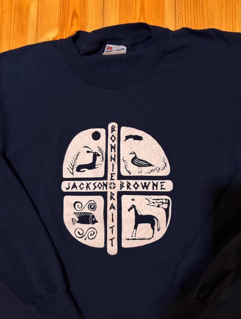 Bonnie Raitt Jackson Browne 1996 LS シャツ