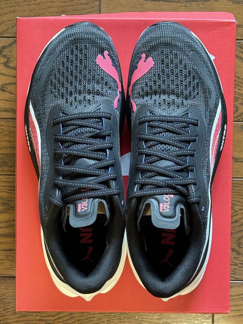 プーマ(PUMA)ランニングシューズ ヴェロシティニトロ3 ブラック 26.5